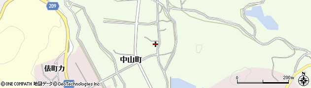 石川県金沢市中山町（ハ）周辺の地図