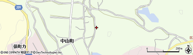 石川県金沢市中山町ハ97周辺の地図