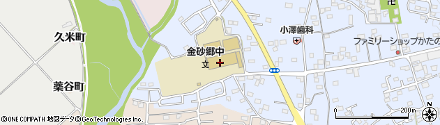 常陸太田市立金砂郷中学校周辺の地図
