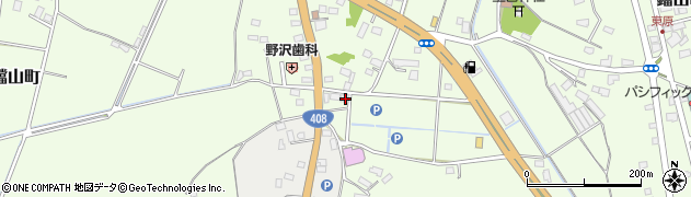 栃木県宇都宮市鐺山町6449周辺の地図