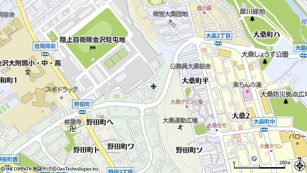 〒921-8114 石川県金沢市長坂町の地図
