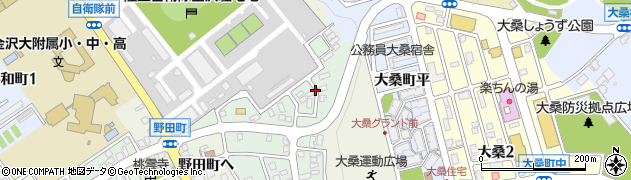 石川県金沢市長坂町（丑）周辺の地図