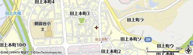 石川県金沢市田上本町（７の）周辺の地図