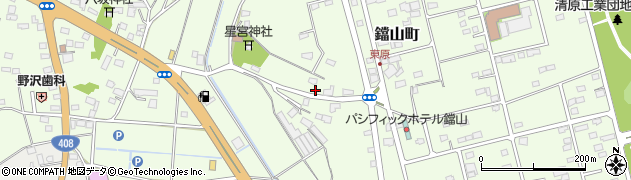 栃木県宇都宮市鐺山町121周辺の地図