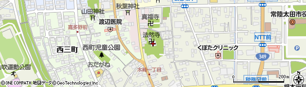 法然寺周辺の地図
