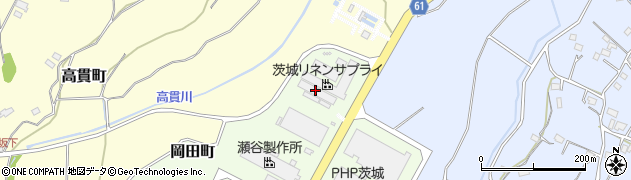茨城リネンサプライ株式会社　シーアイシー事業部周辺の地図