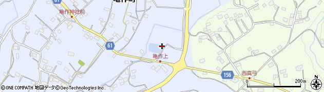 茨城県常陸太田市亀作町3008周辺の地図