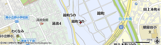 石川県金沢市錦町（７の）周辺の地図