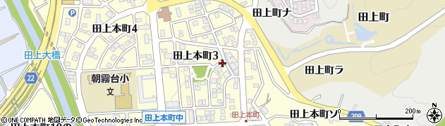 石川県金沢市田上本町（リ）周辺の地図