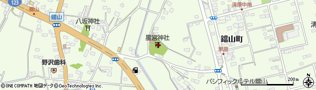 栃木県宇都宮市鐺山町130周辺の地図
