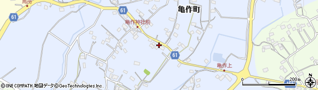 茨城県常陸太田市亀作町1191周辺の地図