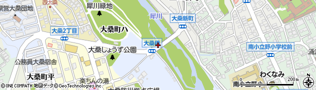 石川県金沢市大桑町（ウ）周辺の地図