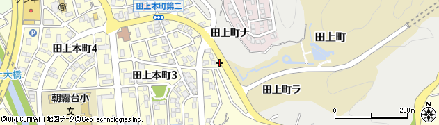 石川県金沢市田上本町（ラ）周辺の地図