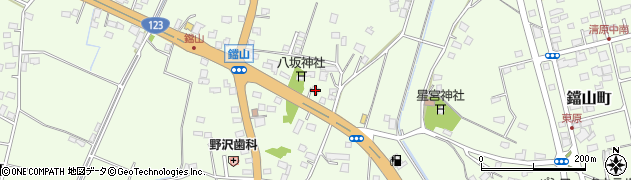 栃木県宇都宮市鐺山町402周辺の地図