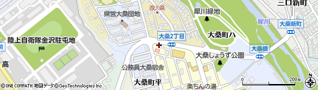 石川県金沢市大桑町（イ）周辺の地図