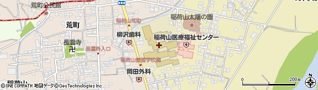 長野県稲荷山養護学校周辺の地図