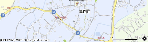 茨城県常陸太田市亀作町1238周辺の地図