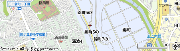 石川県金沢市錦町２の63周辺の地図
