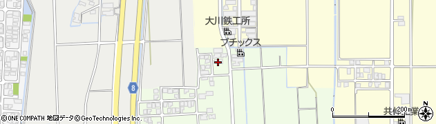 石川県白山市番匠町580周辺の地図