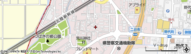 石川県野々市市二日市周辺の地図