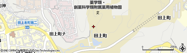石川県金沢市田上町周辺の地図
