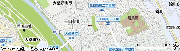 石川県金沢市花里町周辺の地図