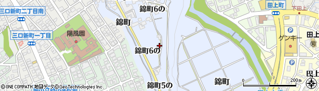 石川県金沢市錦町６の3周辺の地図