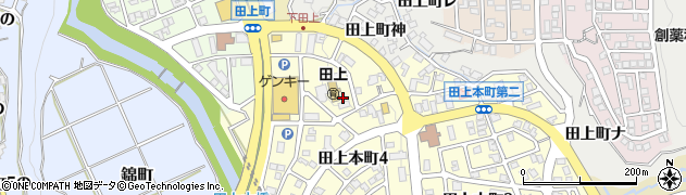 石川県金沢市田上本町チ周辺の地図
