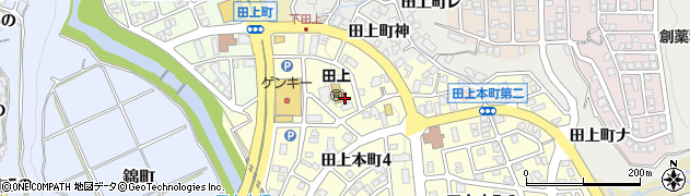 石川県金沢市田上本町（チ）周辺の地図