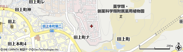 石川県金沢市田上新町393周辺の地図
