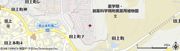 石川県金沢市田上新町388周辺の地図