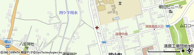 栃木県宇都宮市鐺山町1683周辺の地図