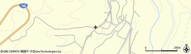 群馬県吾妻郡長野原町与喜屋1251周辺の地図