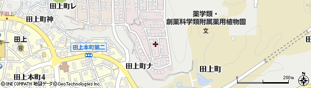 石川県金沢市田上新町394周辺の地図