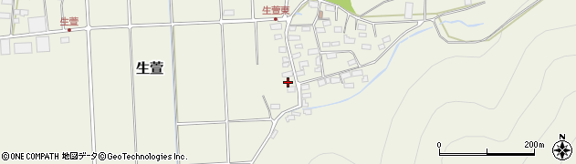 長野県千曲市生萱708周辺の地図