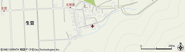 長野県千曲市生萱753周辺の地図