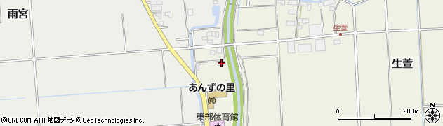 長野県千曲市生萱107周辺の地図