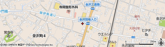 マクドナルド日立金沢店周辺の地図