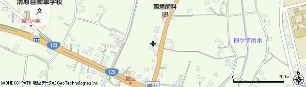 栃木県宇都宮市鐺山町351周辺の地図