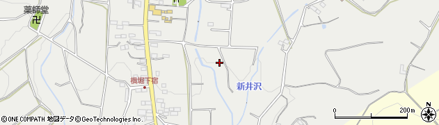 群馬県渋川市横堀周辺の地図
