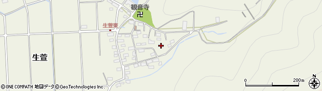 長野県千曲市生萱734周辺の地図