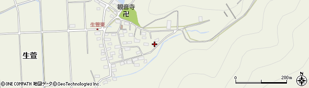 長野県千曲市生萱749周辺の地図