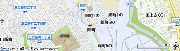 石川県金沢市錦町（２の）周辺の地図