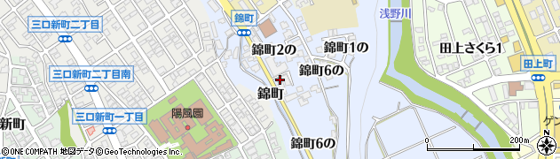 石川県金沢市錦町２の38周辺の地図