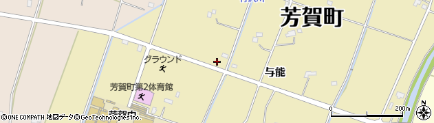 栃木県芳賀郡芳賀町与能1801周辺の地図