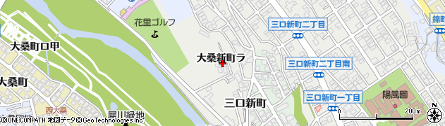 石川県金沢市大桑新町（ラ）周辺の地図
