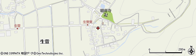 長野県千曲市生萱716周辺の地図