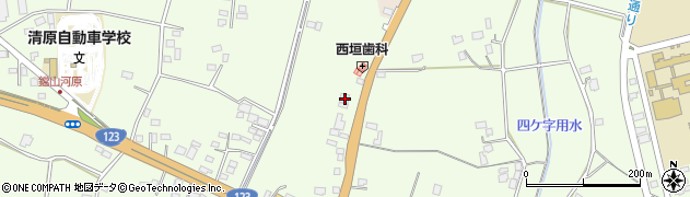 栃木県宇都宮市鐺山町348周辺の地図