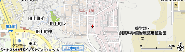 石川県金沢市田上新町16周辺の地図