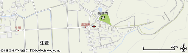 長野県千曲市生萱715周辺の地図